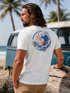 Backprint T-Shirt Herren Welle Kanagawa Japan Schriftzeichen Printshirt Brustlogo Sommer Fashion Neverless®preview