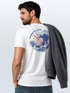 Backprint T-Shirt Herren Welle Kanagawa Japan Schriftzeichen Printshirt Brustlogo Sommer Fashion Neverless®preview