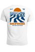 Backprint TShirt Herren California Beach Retro Sommer Grafikshirt Baumwolle Fashion Streetsyle Fashion Neverless®preview