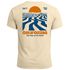Backprint TShirt Herren California Beach Retro Sommer Grafikshirt Baumwolle Fashion Streetsyle Fashion Neverless®preview