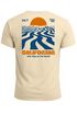 Backprint TShirt Herren California Beach Retro Sommer Grafikshirt Baumwolle Fashion Streetsyle Fashion Neverless®preview