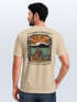 Backprint TShirt Herren Hund Freundschaft Motiv Aufdruck Printshirt Outdoor Fashion Neverless®preview