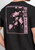 Backprint TShirt Herren Japan Asien Kirschblüte Sakura Schriftzeichen Streetstyle Männer Fashion Neverless®preview
