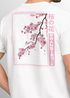 Backprint TShirt Herren Japan Asien Kirschblüte Sakura Schriftzeichen Streetstyle Männer Fashion Neverless®preview