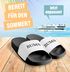 Badelatschen Herren mit Spruch BUMS BAR –Gadget Malle, Festival JGA – Witzige Badeschlappen für Urlaub Moonworks®preview