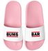 Badelatschen Herren mit Spruch BUMS BAR –Gadget Malle, Festival JGA – Witzige Slides für Beachparty Sauftour Moonworks®preview