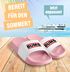 Badelatschen Herren mit Spruch BUMS BAR –Gadget Malle, Festival JGA – Witzige Slides für Beachparty Sauftour Moonworks®preview
