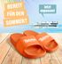 Badelatschen mit Spruch Alkohol Party Unisex Badeschlappen mit Aufdruck Don Promillo Bierkules Trinkerbell Herren Damen Slides Party Urlaub Moonworks®preview