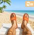 Badelatschen mit Spruch Bier Uhr– Witzige Fußbekleidung für Männer Frauen Unisex – Fun Geschenk für Mallorca Saufurlaub JGA Festival Outfit Moonworks®preview