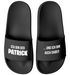 Badeschlappen Badelatschen Herren personalisiert mit Namen Spruch lustig Ich bin auch dabei Badeschuhe Männer Pool -Party Gadget Moonworks®preview