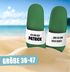 Badeschlappen Badelatschen Herren personalisiert mit Namen Spruch lustig Ich bin auch dabei Badeschuhe Männer Pool -Party Gadget Moonworks®preview