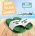 Badeschlappen Badelatschen Saufen Mode on mit Aufdruck Bedruckt Herren Damen Badeschuhe Männer Urlaub Party JGA Moonworks®preview