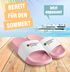 Badeschlappen Badelatschen Unisex mit Aufdruck Bundesinstitut für lecker Bierchen Bedruckt Herren Damen Badeschuhe Männer Frauen Geschenk Moonworks®preview