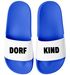 Badeschlappen Badelatschen Unisex Slides mit Aufdruck für Landleben-Fans Festival Urlaub Heimatliebe Geschenkidee Dorfkinder Moonworks®preview