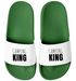 Badeschlappen Camping Queen King Urlaubsgadget Unisex mit Aufdruck Herren Damen Badeschuhe Männer Frauen Moonworks®preview