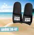 Badeschlappen Camping Queen King Urlaubsgadget Unisex mit Aufdruck Herren Damen Badeschuhe Männer Frauen Moonworks®preview