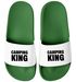 Badeschlappen Camping Queen King Urlaubsgadget Unisex mit Aufdruck Herren Damen Badeschuhe Männer Frauen Moonworks®preview