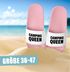 Badeschlappen Camping Queen King Urlaubsgadget Unisex mit Aufdruck Herren Damen Badeschuhe Männer Frauen Moonworks®preview