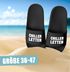 Badeschlappen Chiller-Lettem Badelatschen Unisex Spruch Lustig Relax Herren Damen Badeschuhe Urlaub Gadget Moonworks®preview