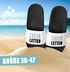 Badeschlappen Chiller-Lettem Badelatschen Unisex Spruch Lustig Relax Herren Damen Badeschuhe Urlaub Gadget Moonworks®preview