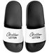 Badeschlappen Chiller-Lettem Badelatschen Unisex Spruch Lustig Relax Herren Damen Badeschuhe Urlaub Gadget Moonworks®preview