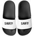 Badeschlappen Herren Aufdruck Lustig Saufi? Saufi! Herren Malle Urlaub Accessoires Unisex Badeschuhe Moonworks®preview
