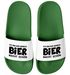 Badeschlappen Herren Damen Unisex mit Spruch Aufdruck Bier macht schön Badelatschen Urlaub JGA Moonworks®preview