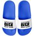 Badeschlappen Herren Damen Unisex mit Spruch Aufdruck Bier macht schön Badelatschen Urlaub JGA Moonworks®preview