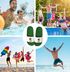 Badeschlappen Herren Damen Unisex mit Spruch Lecker Bierchen Schlappen Hamster Meme Badelatschen Party Urlaub Moonworks®preview
