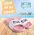 Badeschlappen Herren Malle-Letten Outfit Accessoires Urlaub Badelatschen Lustig mit Spruch Unisex Badeschuhe Moonworks®preview