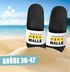 Badeschlappen Herren Malle-Letten Outfit Accessoires Urlaub Badelatschen Lustig mit Spruch Unisex Badeschuhe Moonworks®preview