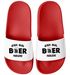 Badeschlappen Herren Malle Urlaub Spruch Bier Badelatschen Aufdruck Herren Unisex Badeschuhe Moonworks®preview