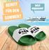 Badeschlappen Herren Malle Urlaub Spruch Bier Badelatschen Aufdruck Herren Unisex Badeschuhe Moonworks®preview