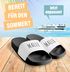 Badeschlappen Herren mit Spruch Malle-Modus Urlaub Badelatschen für Gruppenoutfit Herren Unisex Badeschuhe Moonworks®preview
