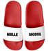 Badeschlappen Herren mit Spruch Malle-Modus Urlaub Badelatschen für Gruppenoutfit Herren Unisex Badeschuhe Moonworks®preview