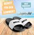 Badeschlappen Herren mit Spruch Malle-Modus Urlaub Badelatschen für Gruppenoutfit Herren Unisex Badeschuhe Moonworks®preview