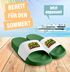 Badeschlappen Lustig Badelatschen mit Spruch SAUFI LETTEN – Party, Urlaub Malle Festival JGA Gadget – Hausschuhe Herren Unisex Moonworks®preview