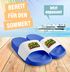 Badeschlappen Lustig Badelatschen mit Spruch SAUFI LETTEN – Party, Urlaub Malle Festival JGA Gadget – Hausschuhe Herren Unisex Moonworks®preview