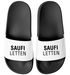 Badeschlappen Lustig Badelatschen mit Spruch SAUFI LETTEN – Party, Urlaub Malle Festival JGA Gadget – Herren Unisex Moonworks®preview