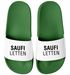 Badeschlappen Lustig Badelatschen mit Spruch SAUFI LETTEN – Party, Urlaub Malle Festival JGA Gadget – Herren Unisex Moonworks®preview