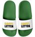 Badeschlappen Lustig Badelatschen mit Spruch SAUFI LETTEN – Party, Urlaub Malle Festival JGA Gadget – Sommer Pantoletten Herren Unisex Moonworks®preview