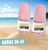 Badeschlappen Lustig Badelatschen mit Spruch SAUFI LETTEN – Party, Urlaub Malle Festival JGA Gadget – Sommer Pantoletten Herren Unisex Moonworks®preview