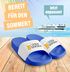 Badeschlappen Lustig Spruch Lecker Bierchen Badelatschen Herren Damen Badeschuhe Pool Party Urlaub Männer Frauen Moonworks®preview