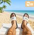Badeschlappen Lustig Spruch Lecker Bierchen Badelatschen Herren Damen Badeschuhe Pool Party Urlaub Männer Frauen Moonworks®preview