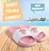 Badeschlappen Lustig Spruch Lecker Bierchen Badelatschen Unisex Bedruckt Herren Damen Badeschuhe Männer Frauen Moonworks®preview