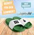 Badeschlappen mit Spruch Ananas-Motiv | Witzige Meme-Slides für Männer Frauen| Fun Schlappen für Alltag Festival Urlaub Moonworks®preview