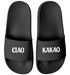 Badeschlappen mit Spruch Ciao Kakao Unisex Herren Damen Badeschuhe Männer Frauen Geschenk  Moonworks®preview