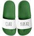 Badeschlappen mit Spruch Ciao Kakao Unisex Herren Damen Badeschuhe Männer Frauen Geschenk  Moonworks®preview