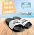 Badeschlappen mit Spruch Der tut nix der will saufen Badelatschen Unisex mit Aufdruck Party JGA Moonworks®preview