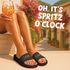 Badeschlappen mit Spruch Holy Aperoli Badelatschen Damen Aufdruck bedruckt Spritz Apero Moonworks®preview